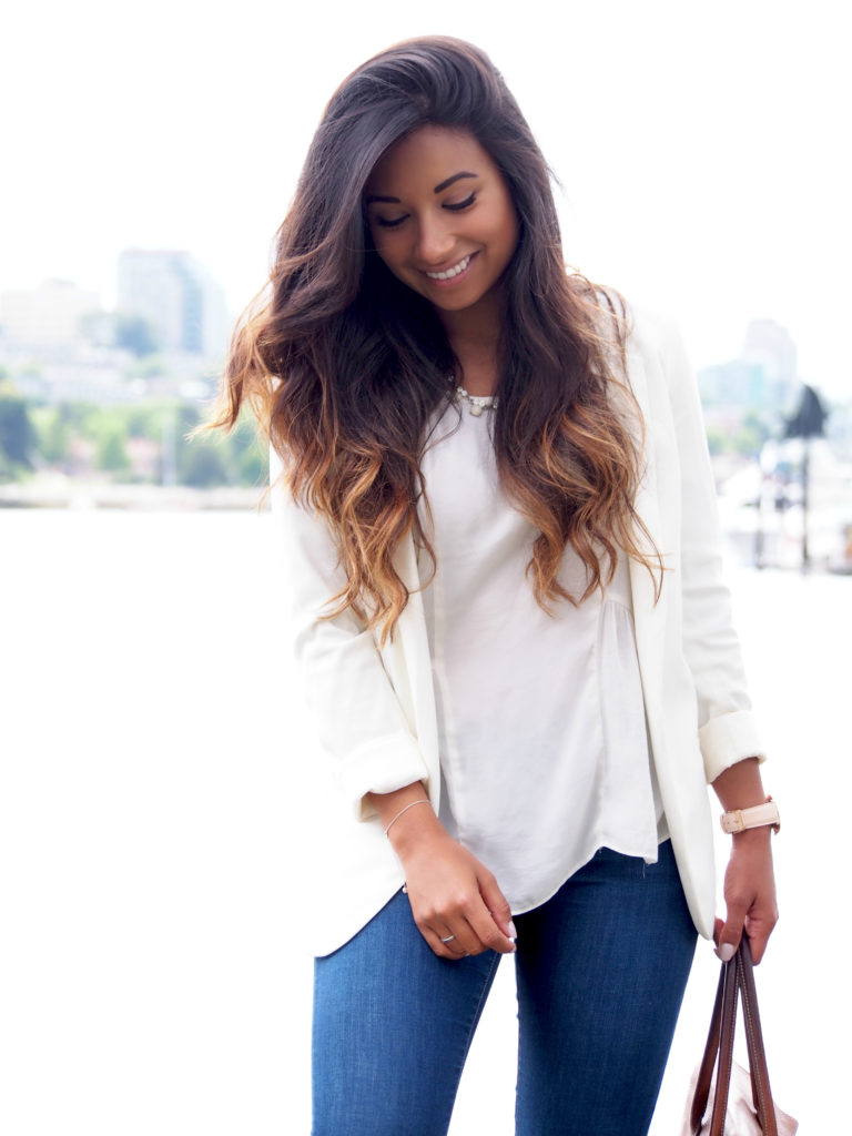 Spring Style: Classic White Blazer