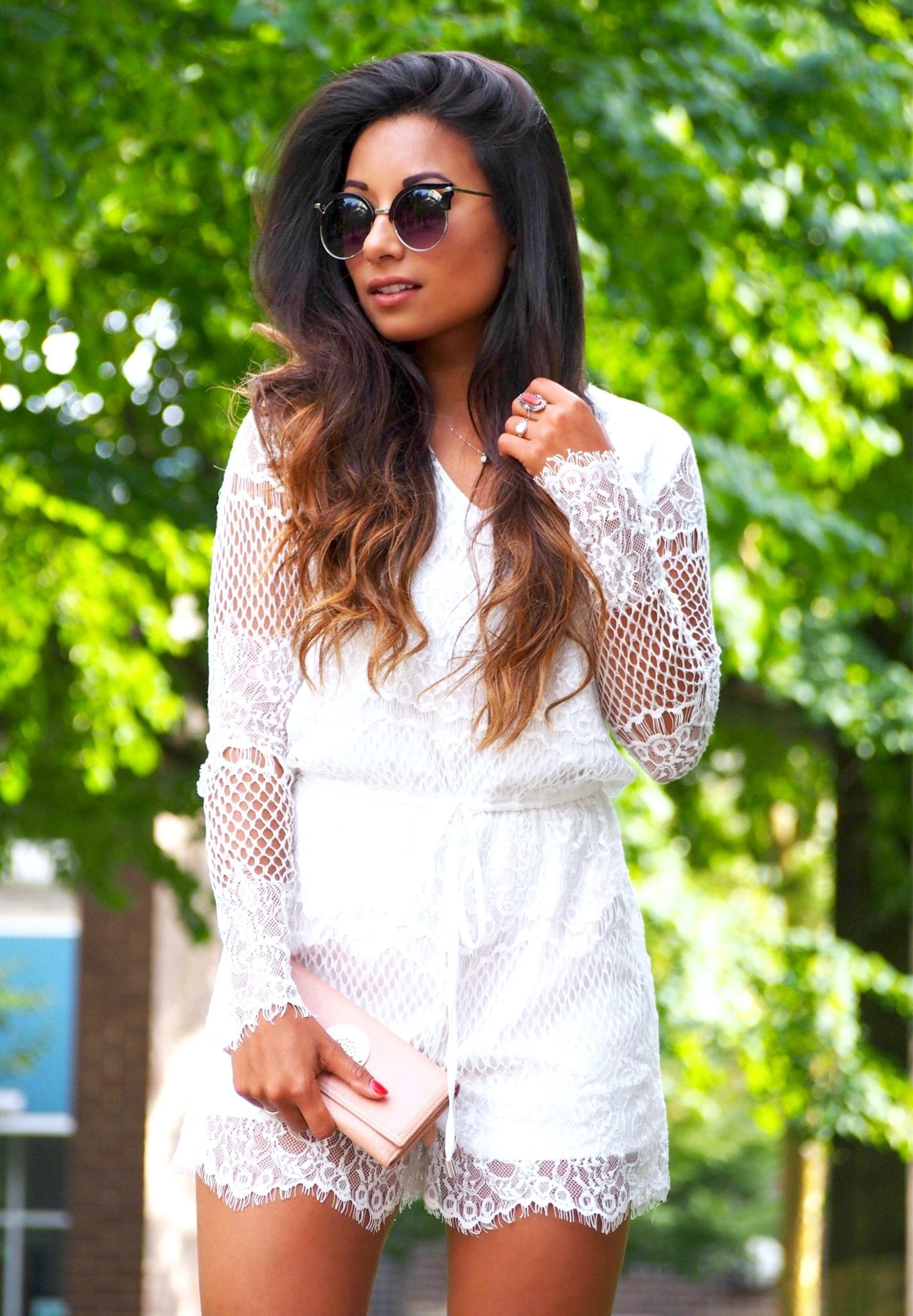 How To Style White Lace