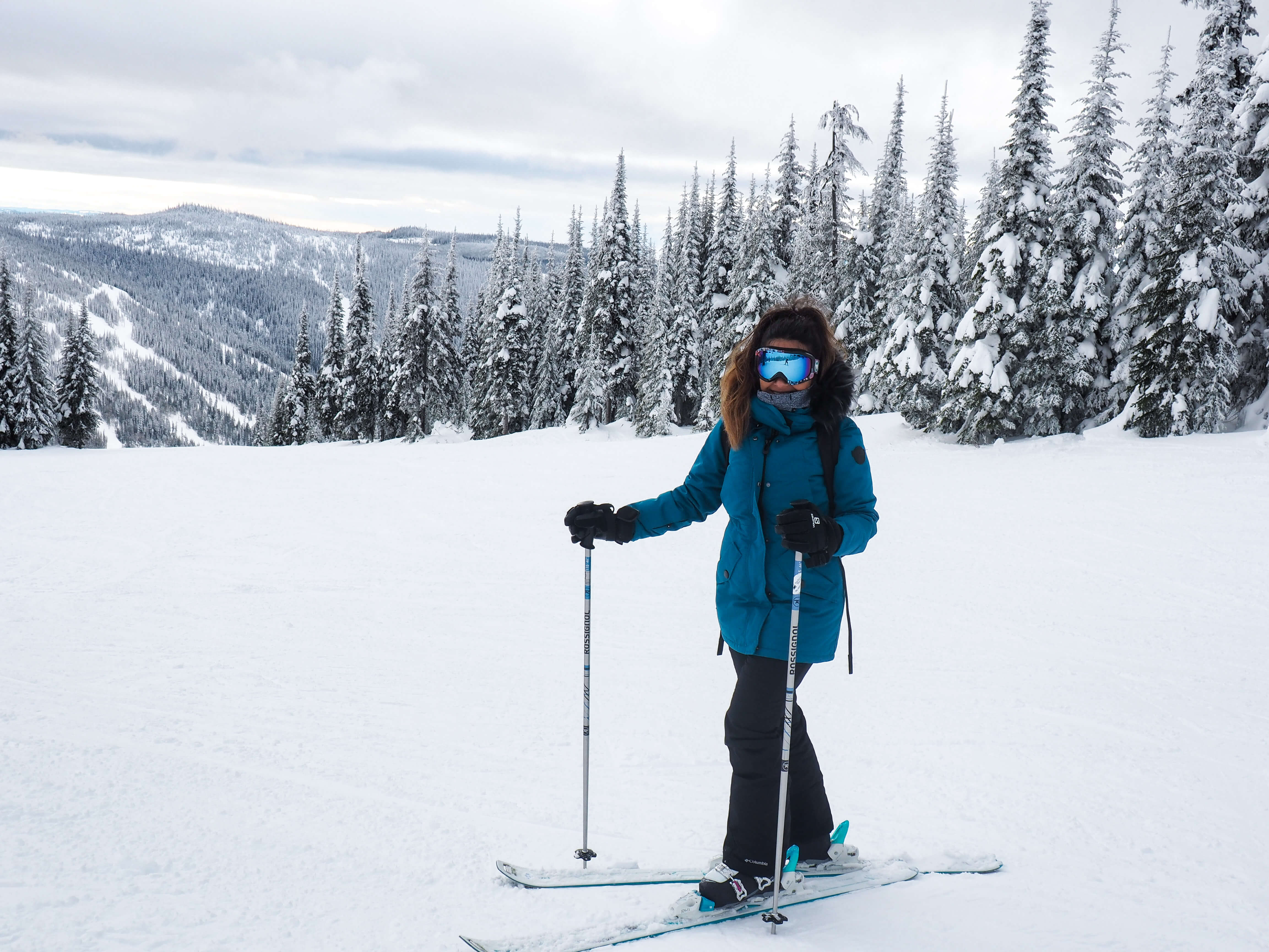 Skiing at Sun Peaks