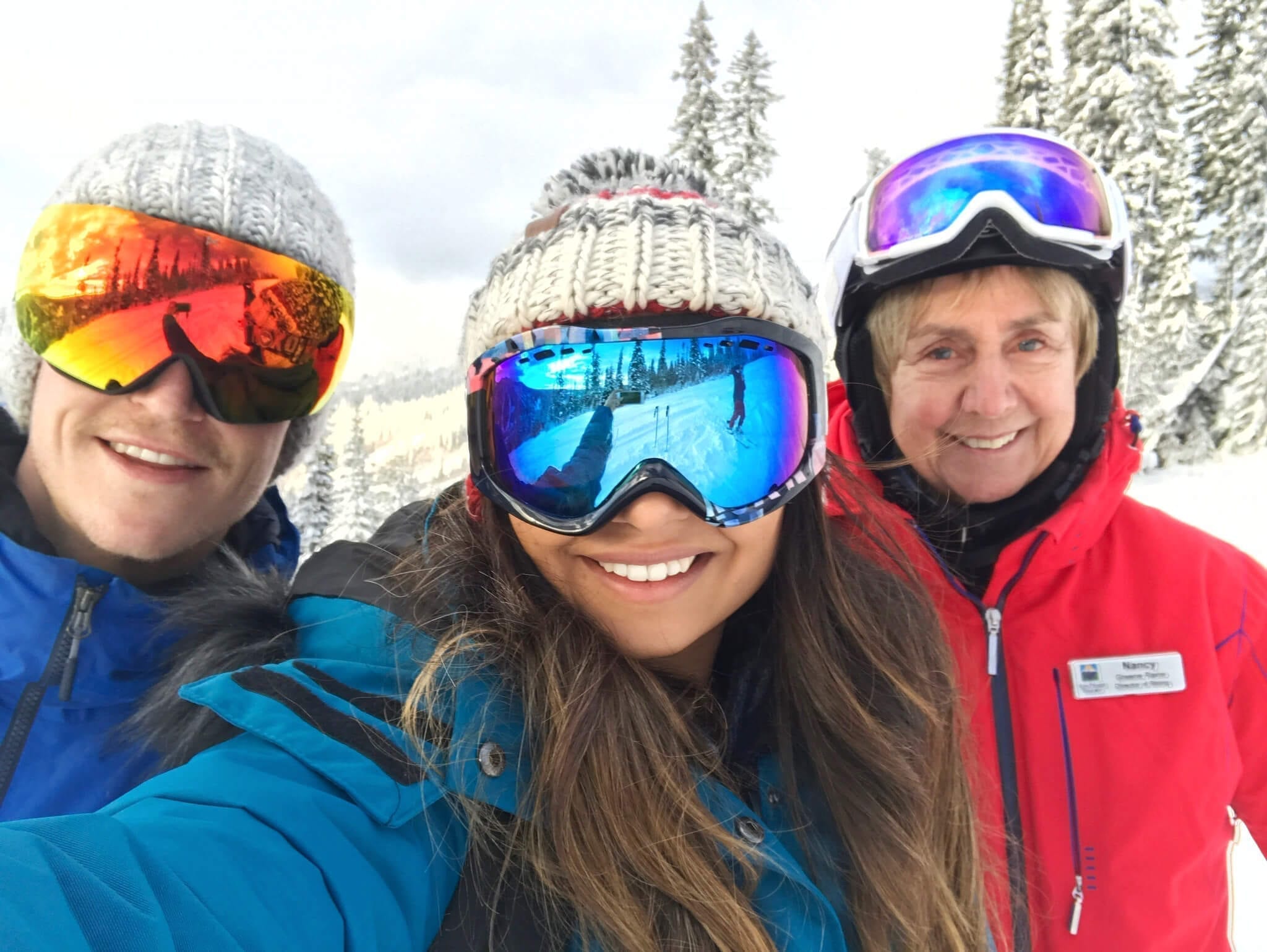Skiing with Nancy Greene