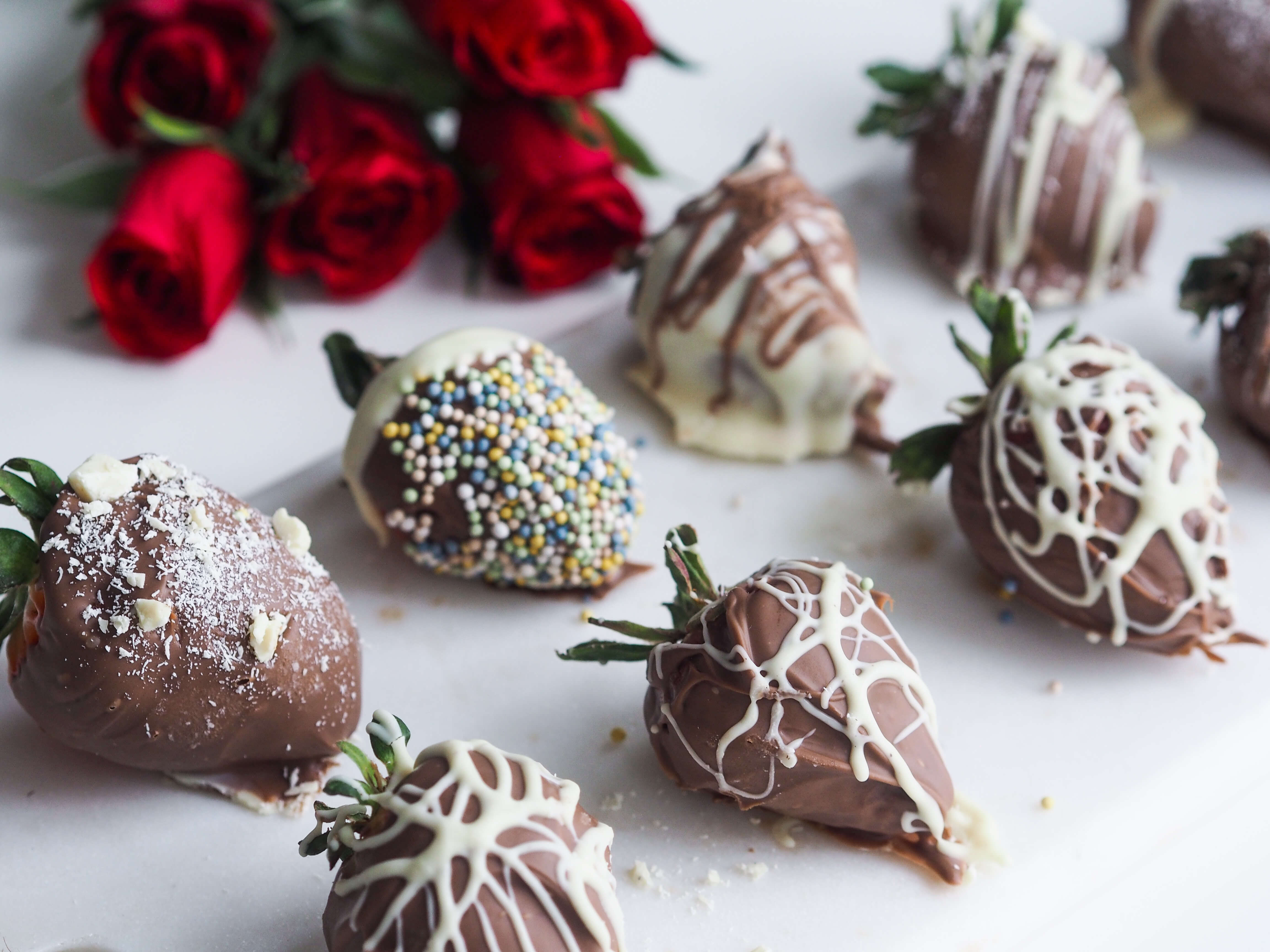 Valentine's Chocolate Covered Strawberries