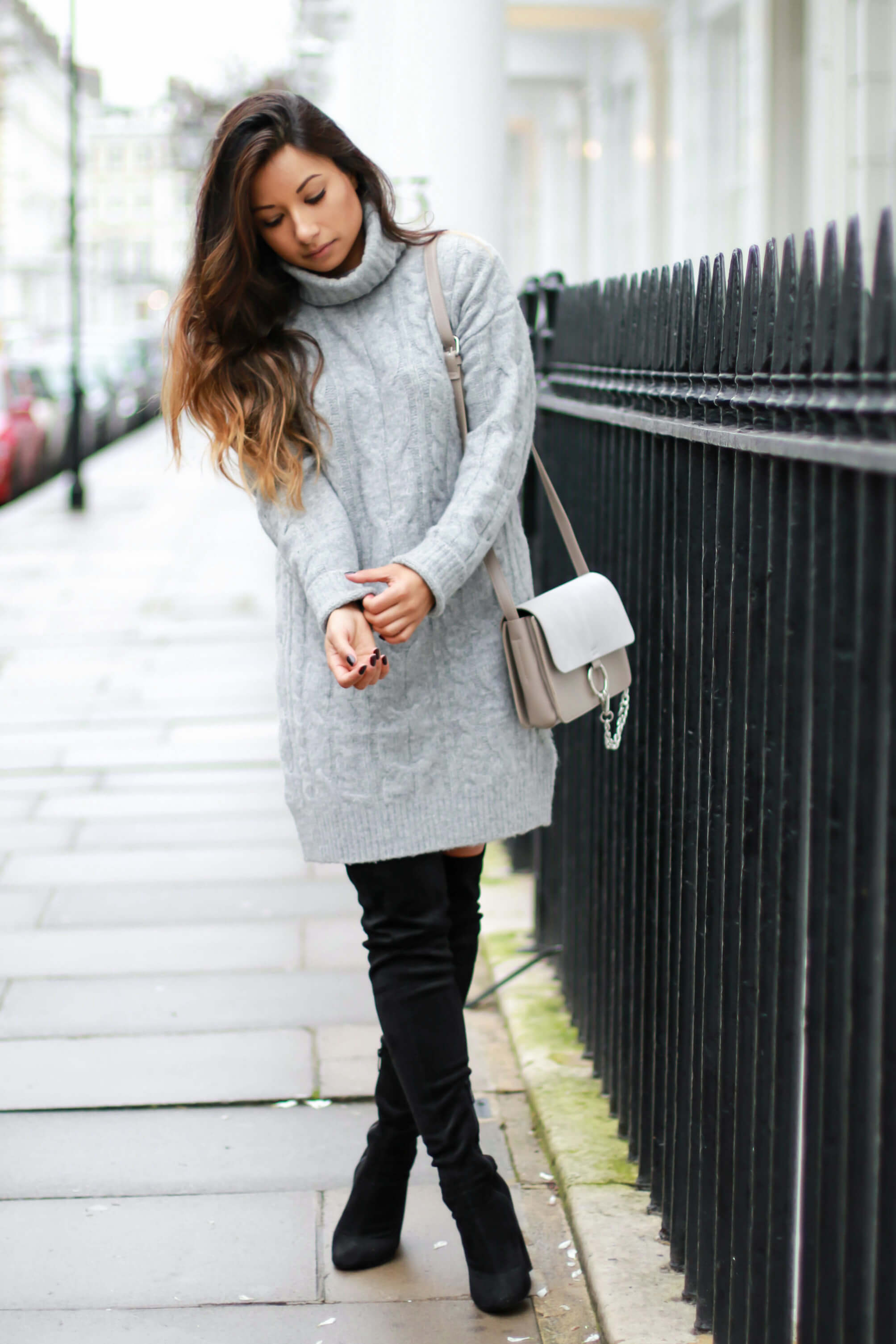 over the knee boots in spring