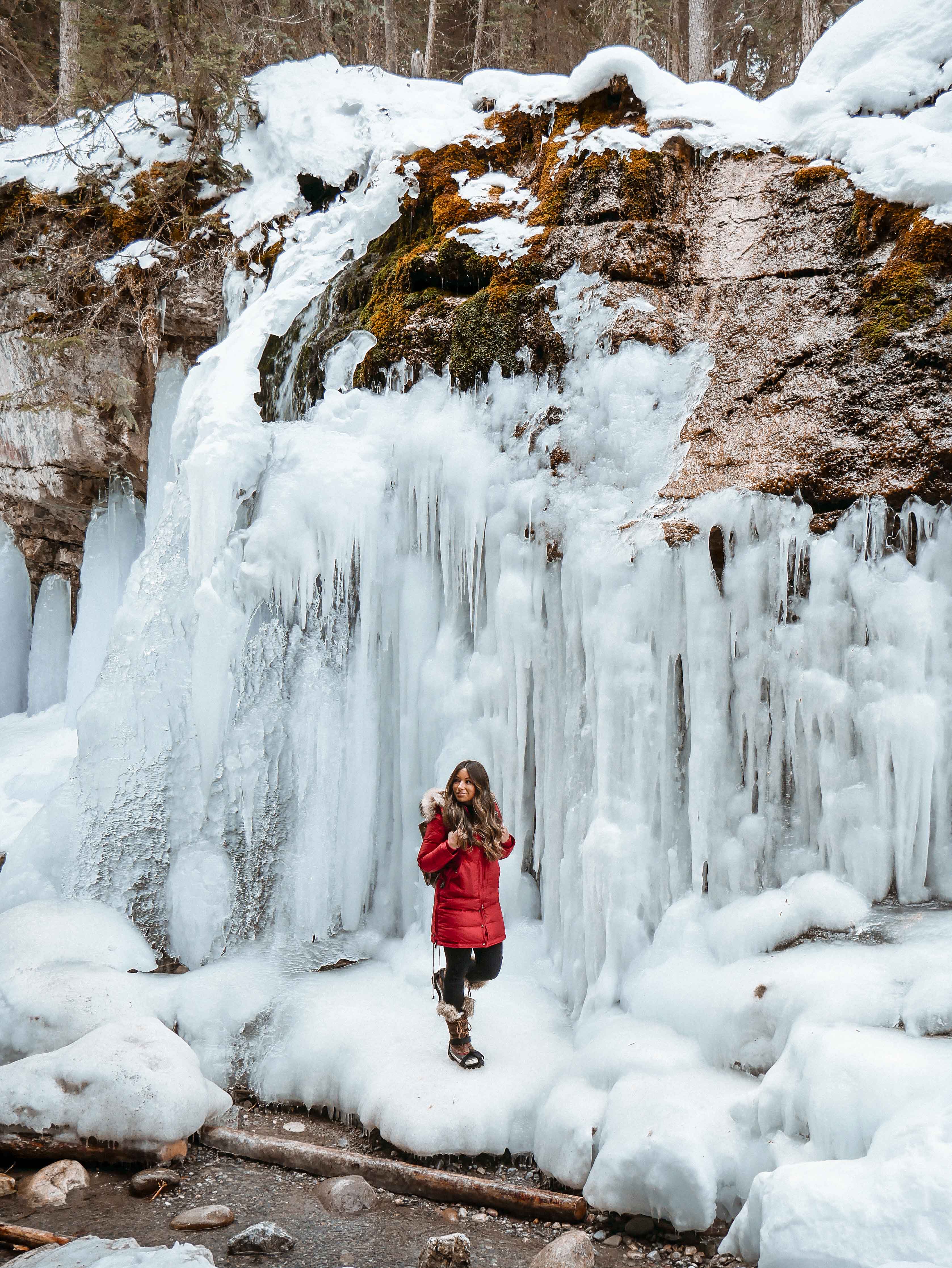 Maligne Canyon Jasper Winter