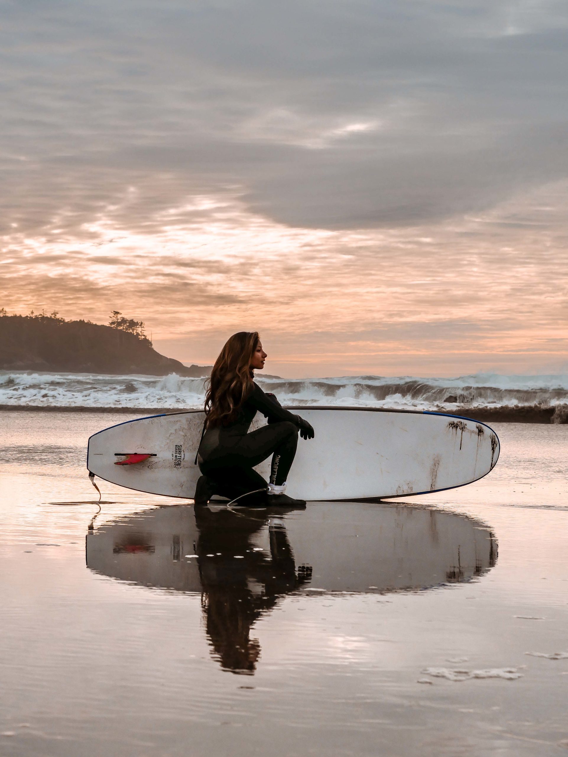 Surfing in Tofino