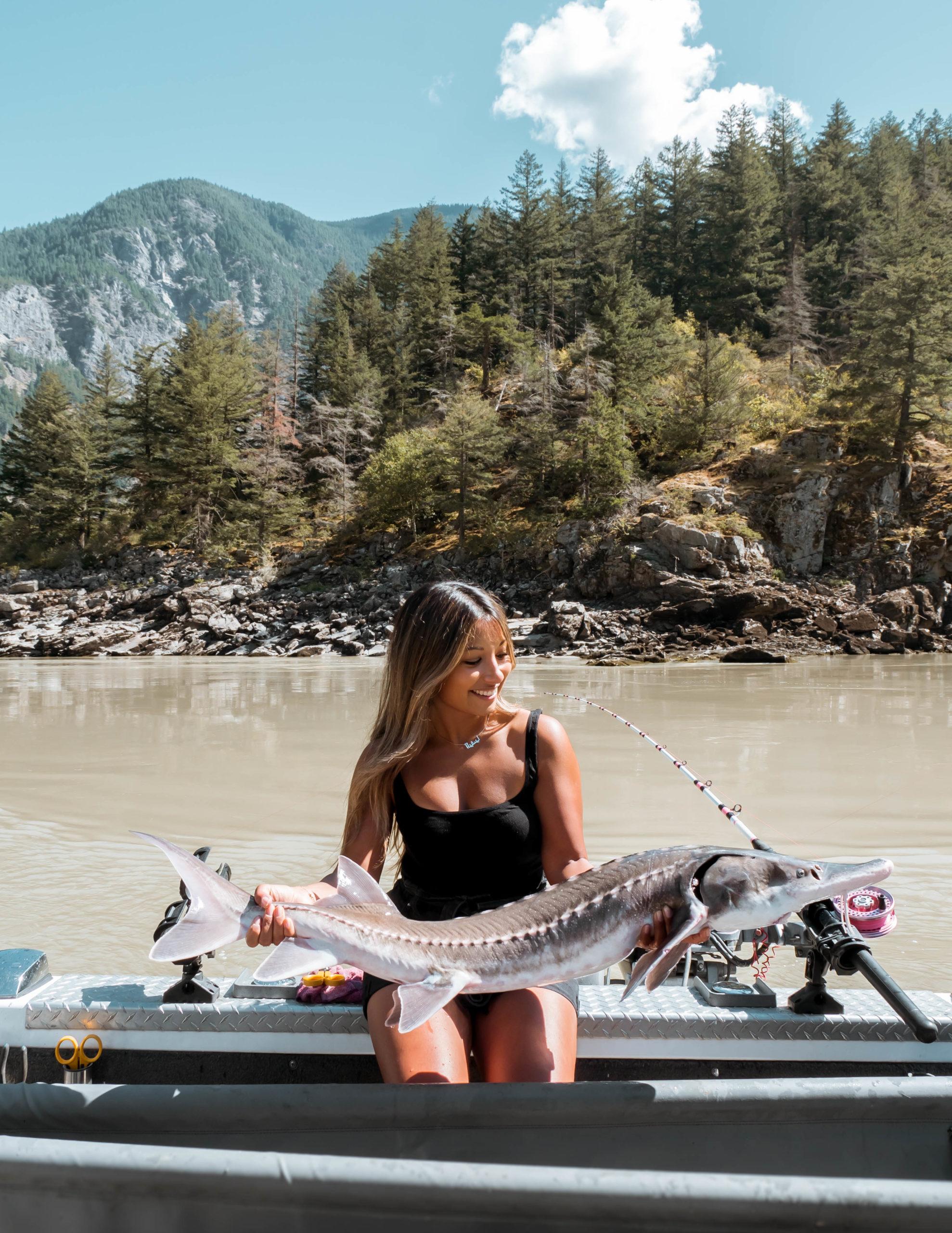 Sturgeon fishing in british columbia